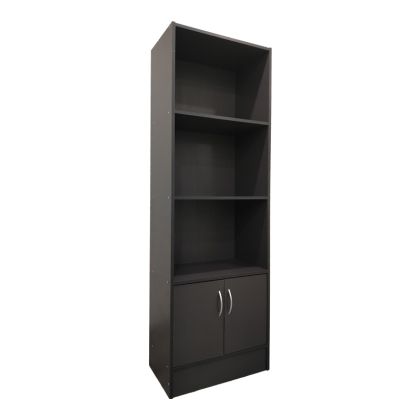 БИБЛИОТЕКА TEKARO I В АНТРАЦИТЕН ЦВЯТ 57X33X180СМ