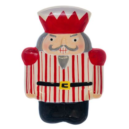 КОЛЕДНА РАИРАНА КЕРАМИЧНА ЧИНИЯ ЛЕШНИКОТРОШАЧКА 19X14X3 СМ