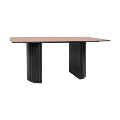ТРАПЕЗАРНА МАСА PREMIUM 2ЦВЯТ РУСТИЧЕН ДЪБ 160x90x75см