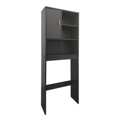 ШКАФ ЗА ПЕРАЛНЯ TAZIEN В АНТРАЦИТЕН ЦВЯТ 60X24X168.5 СМ
