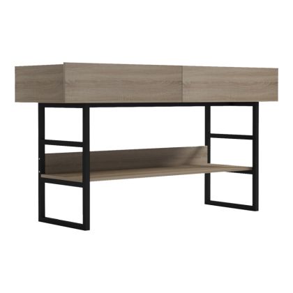 КОНЗОЛНА МАСА VIEN В ЦВЯТ SONOMA-BLACK 139X43X75.5СМ