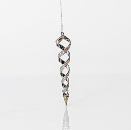ЛЕДЕНА ВИСУЛКА, СИВА, КОМПЛЕКТ 6 БРОЯ, 3,3X17,5 СМ