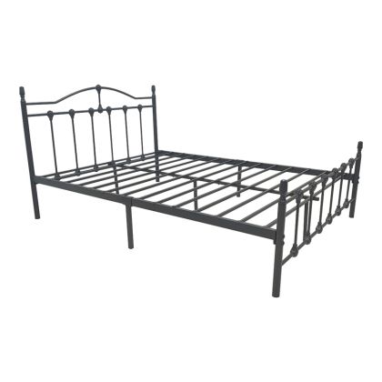 МЕТАЛНО ЛЕГЛО WOTSO В ЧЕРЕН ЦВЯТ 150X200 СМ