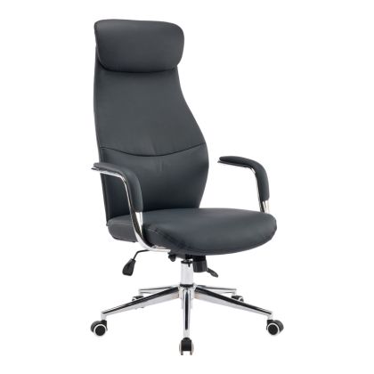 ОФИС СТОЛ FERKA ЧЕРЕН, PU 64X71X120-128 СМ