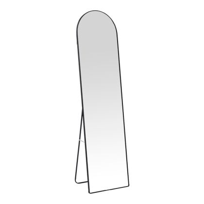 АЛУМИНИЕВО ОГЛЕДАЛО PLAZA В ЧЕРЕН АБАЖУР 40X28X150 СМ