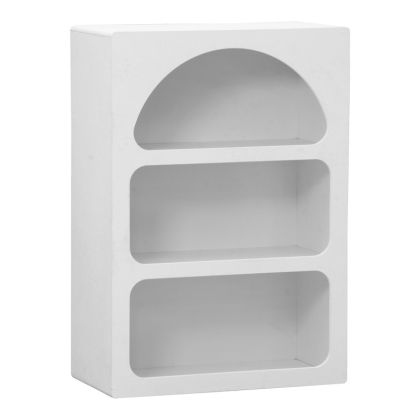 БИБЛИОТЕКА EMERSI MDF В БЯЛ ЦВЯТ 70X35X100СМ