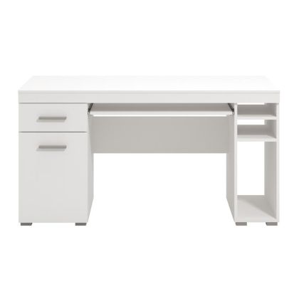 БЮРО ALFA OPAQUE БЯЛО 145X66X76СМ