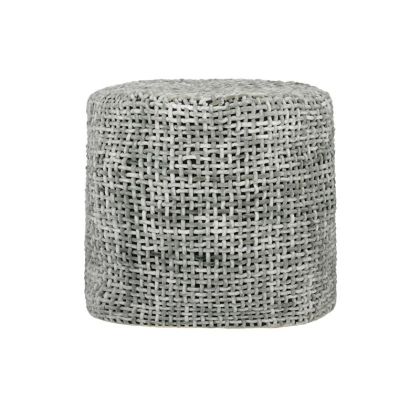 ДЕКОРАТИВЕН ПУФ LAGOON ЦВЯТ МЕНТА 45X45X35СМ