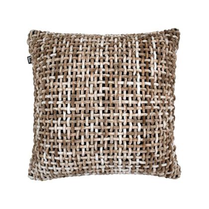 ДЕКОРАТИВНА ВЪЗГЛАВНИЦА LAGOON КАФЯВ ЦВЯТ 60X60СМ