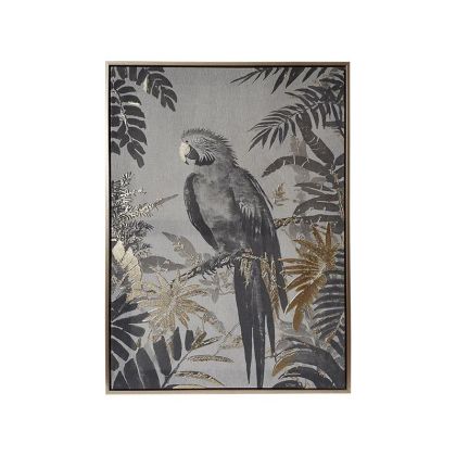 КАРТИНА ВЪРХУ ПЛАТНО С ПЛАСТМАСОВА РАМКА FL252329 СИВО-БЕЖОВО-ЧЕРНО 50X3X70СМ