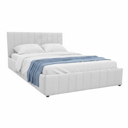 ЛЕГЛО С МЯСТО ЗА СЪХРАНЕНИЕ, ПЛАТ, СИВ, 160X200 СМ