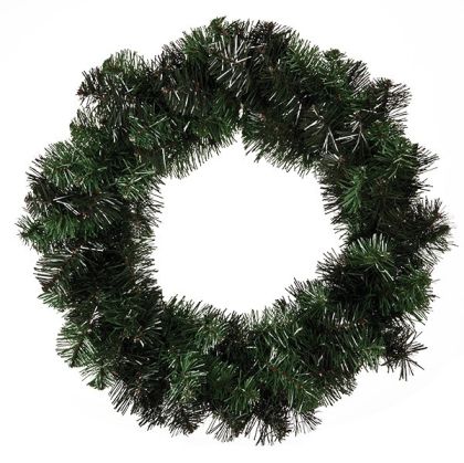 ВЕНЕЦ 70 СМ, 134 ВЪРХА (ШИРИНА НА ВЪРХОВЕТЕ 8 СМ), ЗЕЛЕН ЦВЯТ