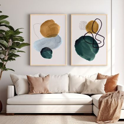 КАРТИНА CERZEN ДИПТИК С ДИГИТАЛЕН ПРИНТ 33X1.5X48CM