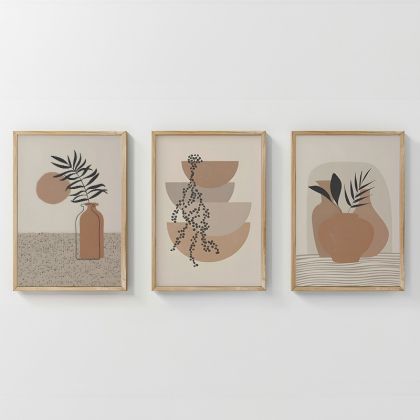 КАРТИНА DERZY TRIPTYQUE С ДИГИТАЛЕН ПРИНТ 33X1.5X48CM