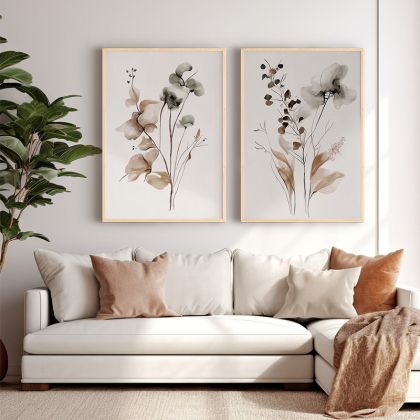 КАРТИНА JACKEL ДИПТИК С ДИГИТАЛЕН ПРИНТ 33X1.5X48CM