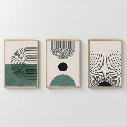 КАРТИНА KERTIA TRIPTYQUE С ДИГИТАЛЕН ПРИНТ 33X1.5X48CM