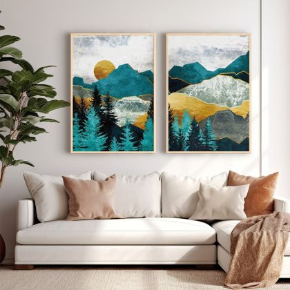 КАРТИНА LOVAS ДИПТИК С ДИГИТАЛЕН ПРИНТ 33X1.5X48CM