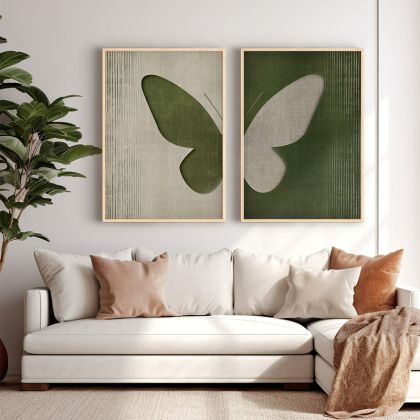 КАРТИНА OBSEN ДИПТИК С ДИГИТАЛЕН ПРИНТ 33X1.5X48CM