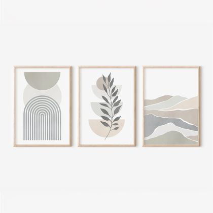 КАРТИНА WERDA ТРИПТИХ С ДИГИТАЛЕН ПЕЧАТ 33X1.5X48СМ