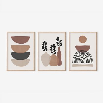 КАРТИНА YENIA ТРИПТИК С ДИГИТАЛЕН ПРИНТ 33X1.5X48СМ