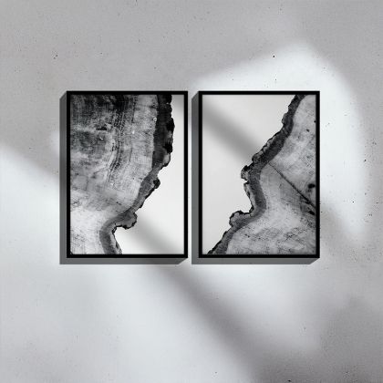 КАРТИНА В РАМКА NEPEN I ДИПТИК С ДИГИТАЛЕН ПРИНТ 33X1.5X48CM