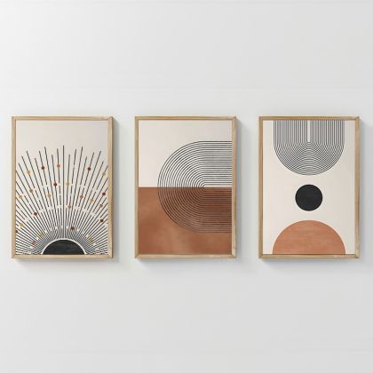 КАРТИНА ДЖЕМБА ТРИПТИК С ДИГИТАЛЕН ПРИНТ 33X1.5X48СМ