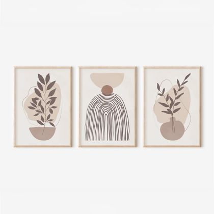 КАРТИНА ФРЕНДИ ТРИПТИХ С ДИГИТАЛЕН ПЕЧАТ 33X1.5X48СМ