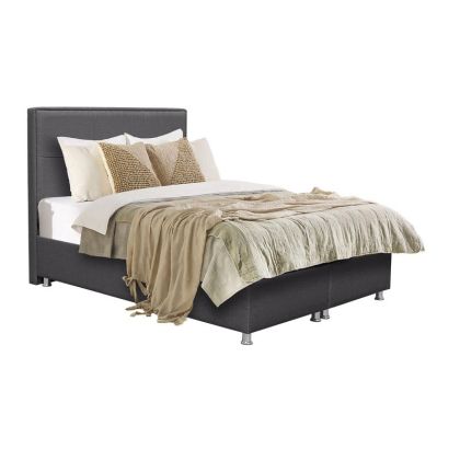 ЛЕГЛО New Nicolle СИВО С МЯСТО ЗА СЪХРАНЕНИЕ 208x162x130см (160*200)