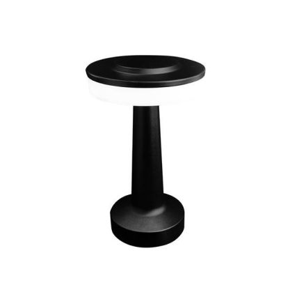 НАСТОЛНА ЛАМПА С ТЪЧ, МЕТАЛНА, ЗАРЕЖАЩА СЕ, LED 2W 90LM 3CCT (3000-4000-6000K) DC 5V, ЧЕРНА, ARTE ILLUMINA TWILIGHT