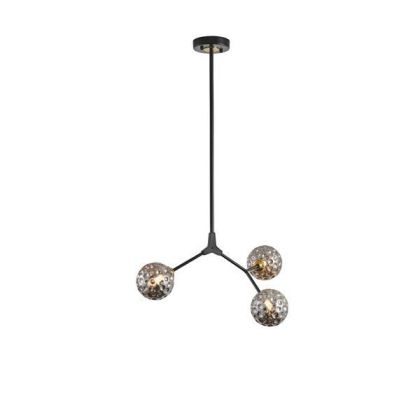 ПОЛИЛЕЙ 3LIGHTS 3ΧG9 MAX15W 560Χ900MM ЧЕРНО-СИВО ARTE ILLUMINA ATOM