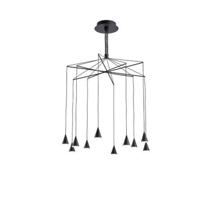 ПОЛИЛЕЙ LED 50W 3000LM 3000K Φ800X1200MM ЧЕРНИ ARTE ILLUMINA CAMPANELLE