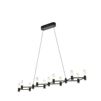 ПОЛИЛЕЙ АЛУМИНИЕВ LED 58W 3480LM 3000K 1200X1500MM ЧЕРНО-ЗЛАТИСТИ ARTE ILLUMINA VELAS