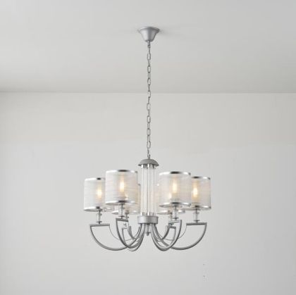 ПОЛИЛЕЙ МЕТАЛ-ПЛАТ 6 ЛАМПИ 6XE27 MAX15W 450X630MM ARTE ILLUMINA NOBLE