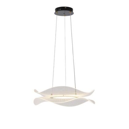 ПОЛИЛЕЙ, АКРИЛЕН, КРЪГЪЛ, LED, 48W, 4320LM3000K, Φ540 ММ, ЧЕРНИ, ARTE ILLUMINA FIRENZE