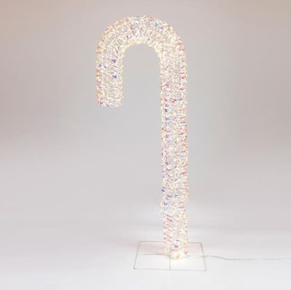 СВЕТЕЩО БАСТУНЧЕ С ПРЕЛИВАЩИ СЕ ЦВЕТОВЕ 100 СМ, 960 ТОПЛИ LED, 24V АДАПТЕР, ТАЙМЕР, СРЕБЪРИСТ МЕДНА ЖИЦА, ТОПЛО БЯЛ LED, ЗАХРАНВАЩ ЖИЛ 500 СМ, IP44