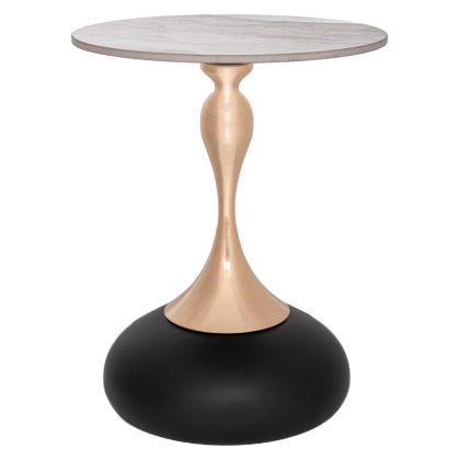 СИВА МЕТАЛНА МАСА СЪС ЗЛАТИСТА ОСНОВА И СИВА КЕРАМИЧНА ПОВЪРХНОСТ (МРАМОРЕН ЕФЕКТ) D40X50CM