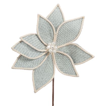 СТЪБЛО НА КОЛЕДНА ЗВЕЗДА ОТ ШИСТИСТО ЗЕЛЕН ПЛАТ 60 СМ