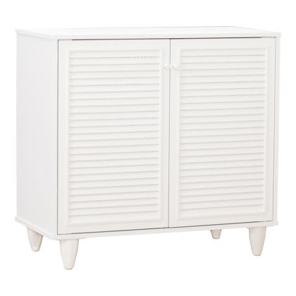 ШКАФ ЗА ОБУВКИ RONAN В БЯЛ ЦВЯТ 70.5X35X66СМ