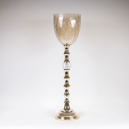 ВАЗА МЕТАЛ-СТЪКЛО 25X91СМ