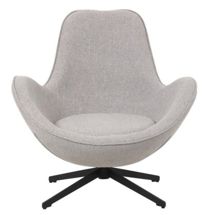 ВЪРТЯЩО СЕ КРЕСЛО С ЧЕРНИ КРАКА 86X76X87 СМ