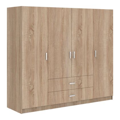 ГАРДЕРОБ ROYAL С ЧЕТИРИ КРИЛА SONOMA 200X58X177 СМ