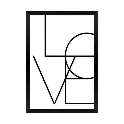 КАРТИНА AMORA С ДИГИТАЛЕН ПЕЧАТ 33X1.5X48СМ