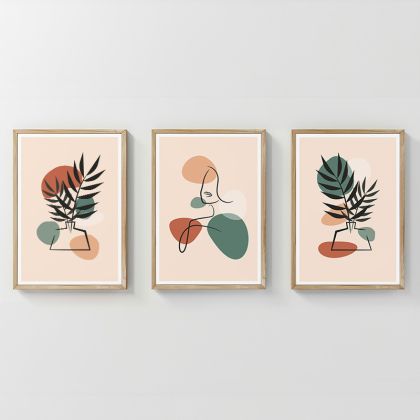 КАРТИНА ELIX TRIPTYQUE С ДИГИТАЛЕН ПЕЧАТ 33X1.5X48СМ