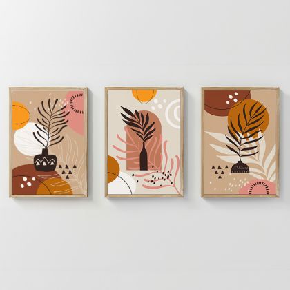 КАРТИНА NYXEN TRIPTYQUE С ДИГИТАЛЕН ПЕЧАТ 33X1.5X48СМ