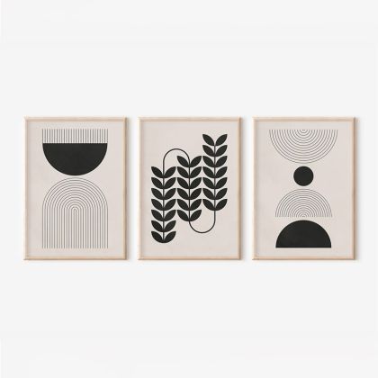 КАРТИНА ВАНТА ТРИПТИХ С ДИГИТАЛЕН ПЕЧАТ 33X1.5X48СМ