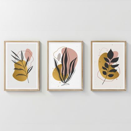 КАРТИНА ТРИПТИХ KEREBY С ДИГИТАЛЕН ПЕЧАТ 33X1.5X48СМ