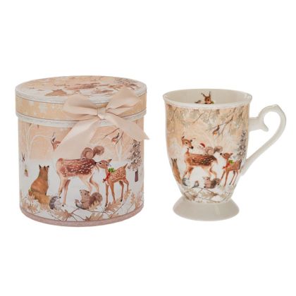 КОЛЕДНА КЕРАМИЧНА ЧАША В ПОДАРЪЧНА КУТИЯ