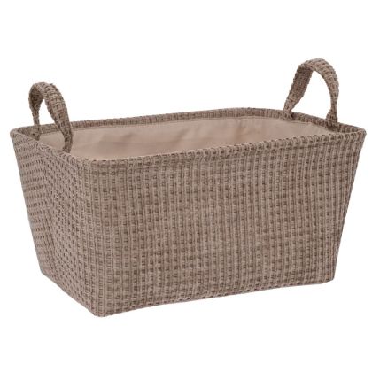 КРЕМАВ ТЕКСТИЛЕН КОШ ЗА СЪХРАНЕНИЕ 40X30X20СМ