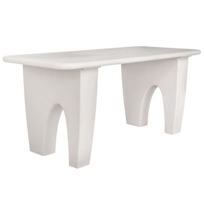 MDF ТРАПЕЗАРНА МАСА В БЯЛ ЦВЯТ 180X80X78CM