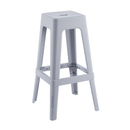 Relix Pp бар стол, Pp сив цвят